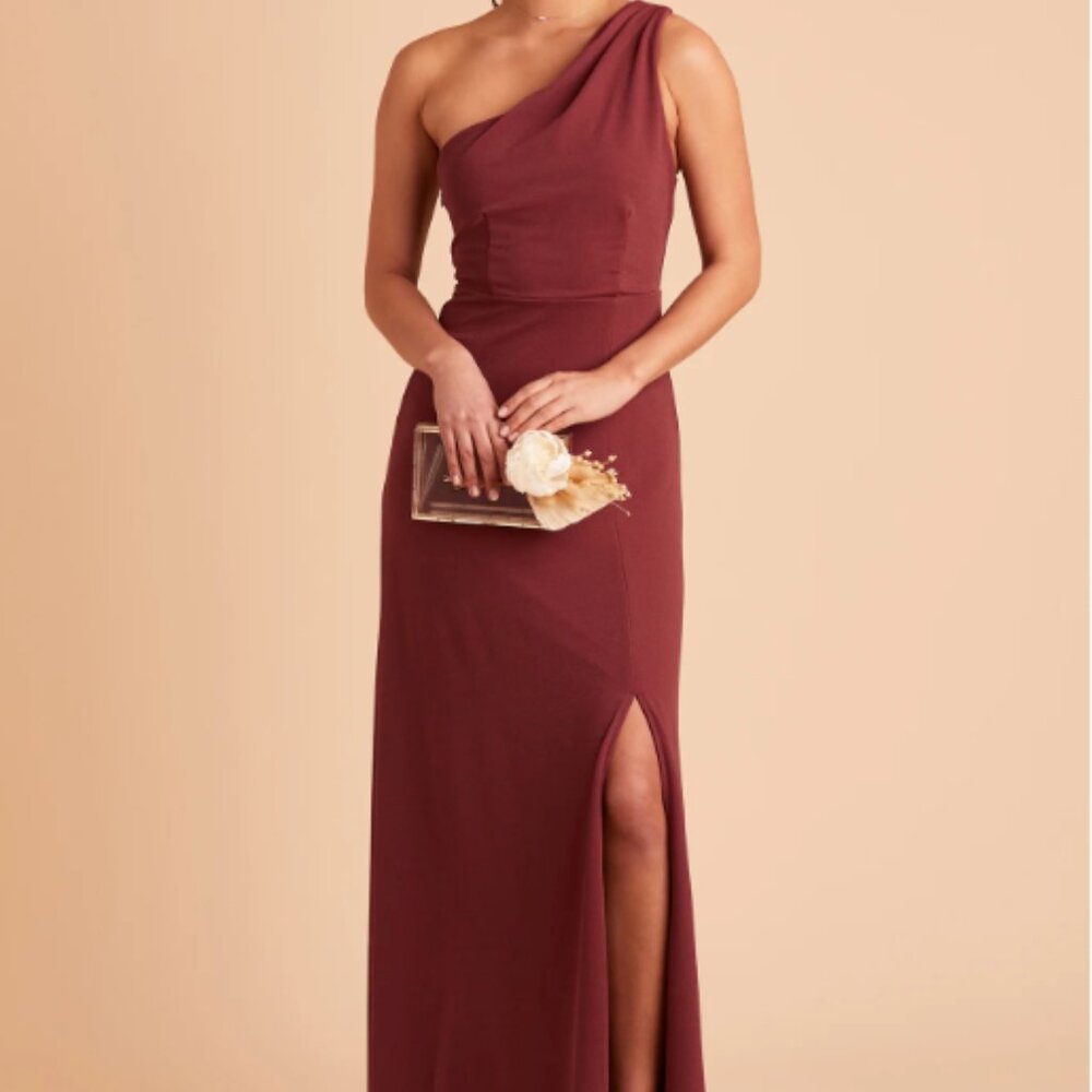 Birdy Grey "Kira" Rosewood Crepe Maxi Dress